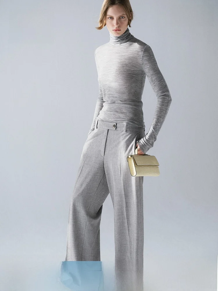 H&M Spring New Women's Suit Pants 34937 Polyester Fiber 86% Rayon Fiber 0% Spandex Fiber 4% Casual Ele Trousers
H&M Spring New Women's Suit Pants 34937 Polyester Fiber 86% Rayon Fiber 0% Spandex Fiber 4% Casual Ele Trousers