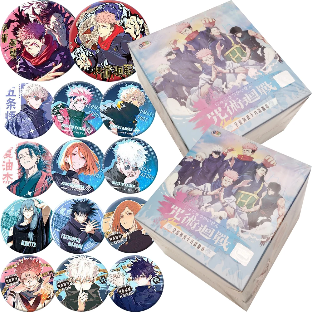 Wholesale Jujutsu Kaisen Anime 58mm Badges Collection Highly Popular Character Cosplay Exquisite Peripheral Round Brooches Toys
Wholesale Jujutsu Kaisen Anime 58mm Badges Collection Highly Popular Character Cosplay Exquisite Peripheral Round Brooches Toys