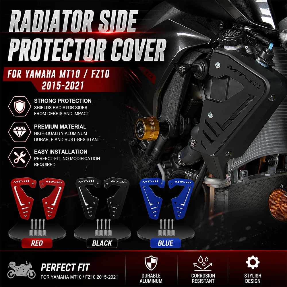 Motorcycle Accessories Radiator Side Protector Cover Radiator Left Right Side Panels For YAMAHA MT10/FZ10 2015-2021 Motorbike
Motorcycle Accessories Radiator Side Protector Cover Radiator Left Right Side Panels For YAMAHA MT10/FZ10 2015-2021 Motorbike