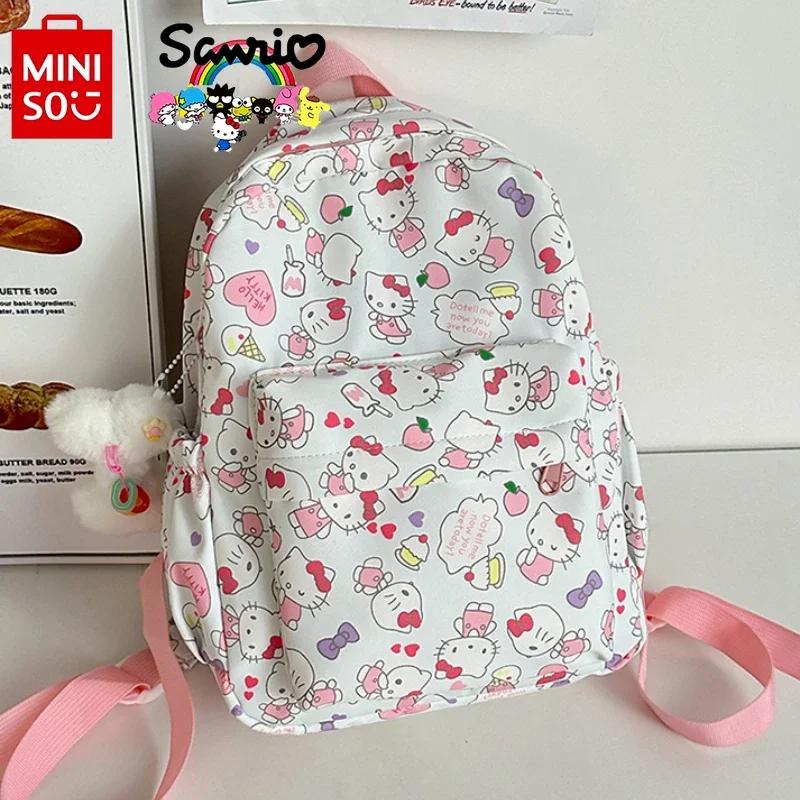 Sanrio New Women's Backpack Fashionable High Quality Girls' Travel Backpack Cartoon Versatile Large Capacity Student Backpack
Sanrio New Women's Backpack Fashionable High Quality Girls' Travel Backpack Cartoon Versatile Large Capacity Student Backpack