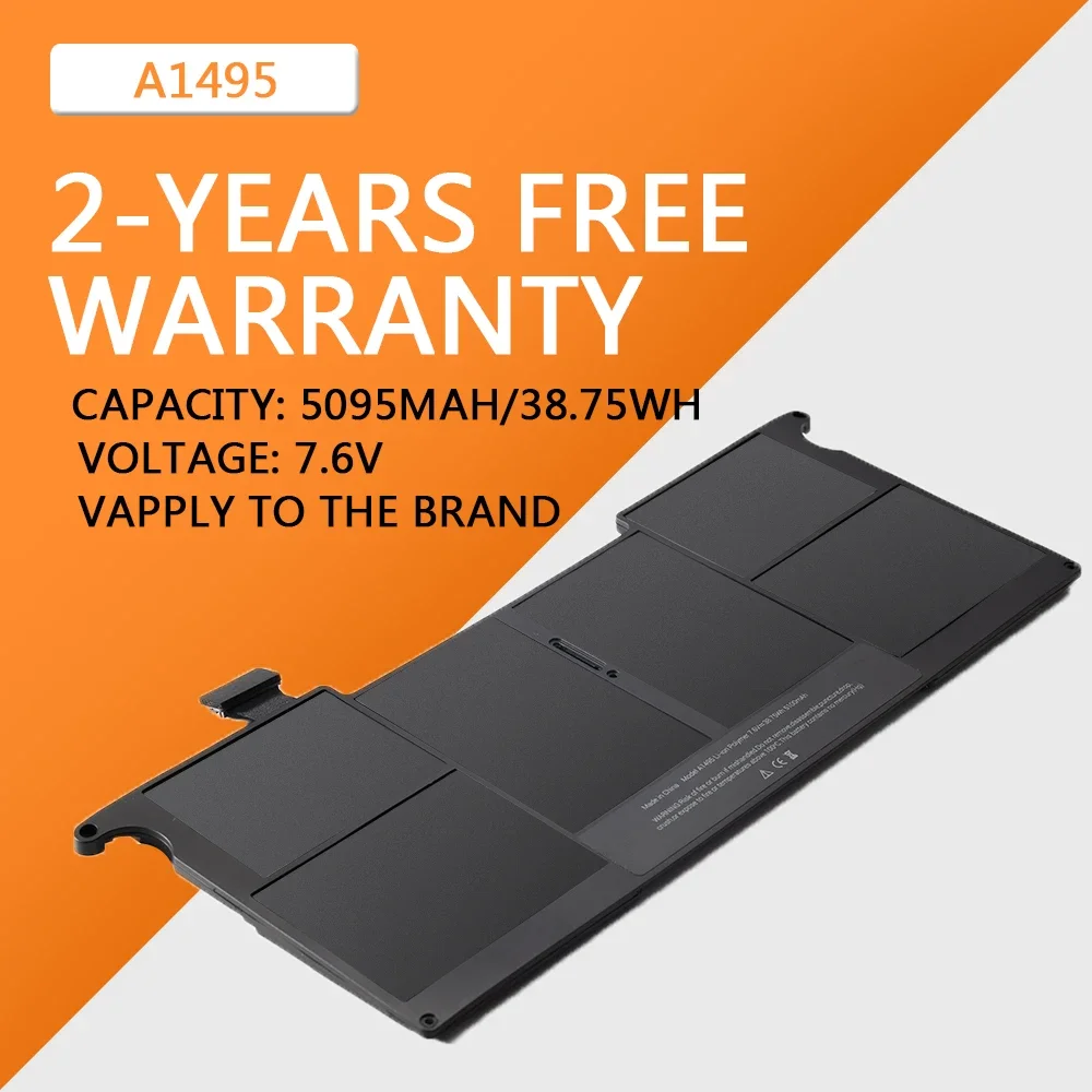 A1495 Laptop Battery For Apple MacBook Air 11" A1465(2013 2014 2015) MD711LL/A MD711/A MD712/A MD711/B 020-8084
A1495 Laptop Battery For Apple MacBook Air 11" A1465(2013 2014 2015) MD711LL/A MD711/A MD712/A MD711/B 020-8084