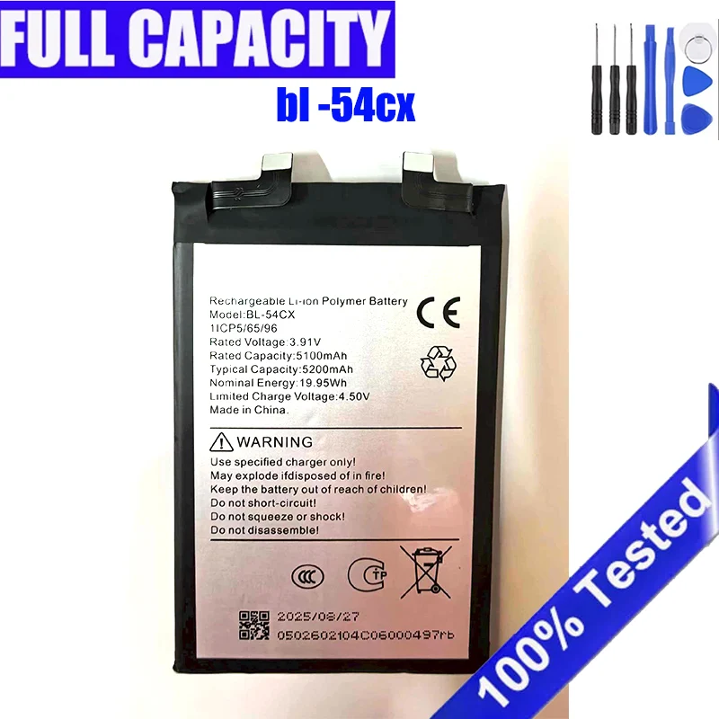 Brand-New BL-54CX Battery For infinix BL 54CX 5200mAh Rechargeable Bateria
Brand-New BL-54CX Battery For infinix BL 54CX 5200mAh Rechargeable Bateria