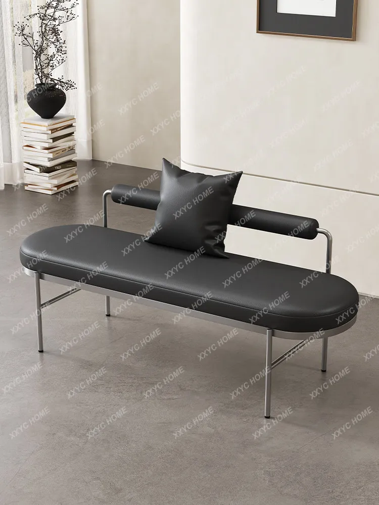 Stainless steel bench - home tea table stool, bedside shoe changing bench, modern minimalist dining chair
Stainless steel bench - home tea table stool, bedside shoe changing bench, modern minimalist dining chair