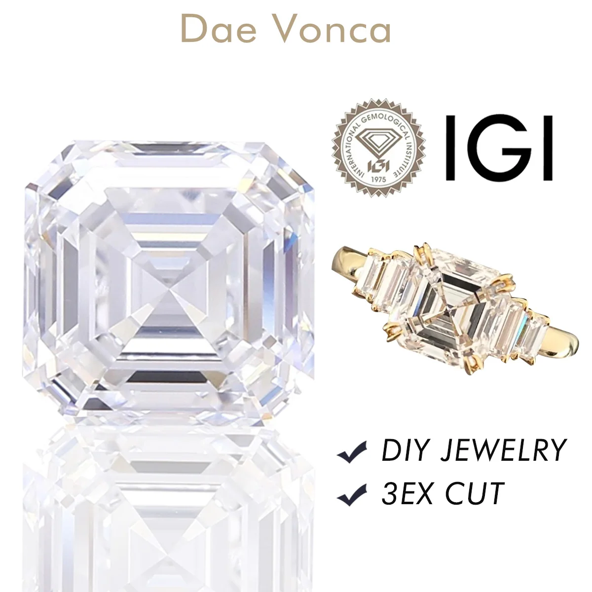 Asscher Cut Lab Grown Diamond IGI Certificate DEF 1.0-3.0ct Loose Diamond VVS1 CVD Necklace Asscher Cut Lab Grown White Diamond
Asscher Cut Lab Grown Diamond IGI Certificate DEF 1.0-3.0ct Loose Diamond VVS1 CVD Necklace Asscher Cut Lab Grown White Diamond