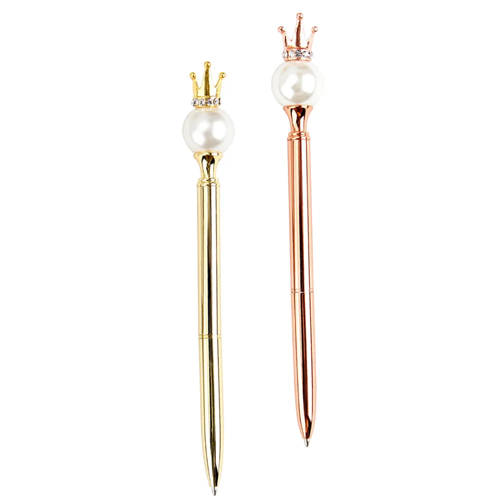 2Pcs Luxury Metal Gel Pens Crown Design for Business Use Exquisite Writing Instruments
2Pcs Luxury Metal Gel Pens Crown Design for Business Use Exquisite Writing Instruments