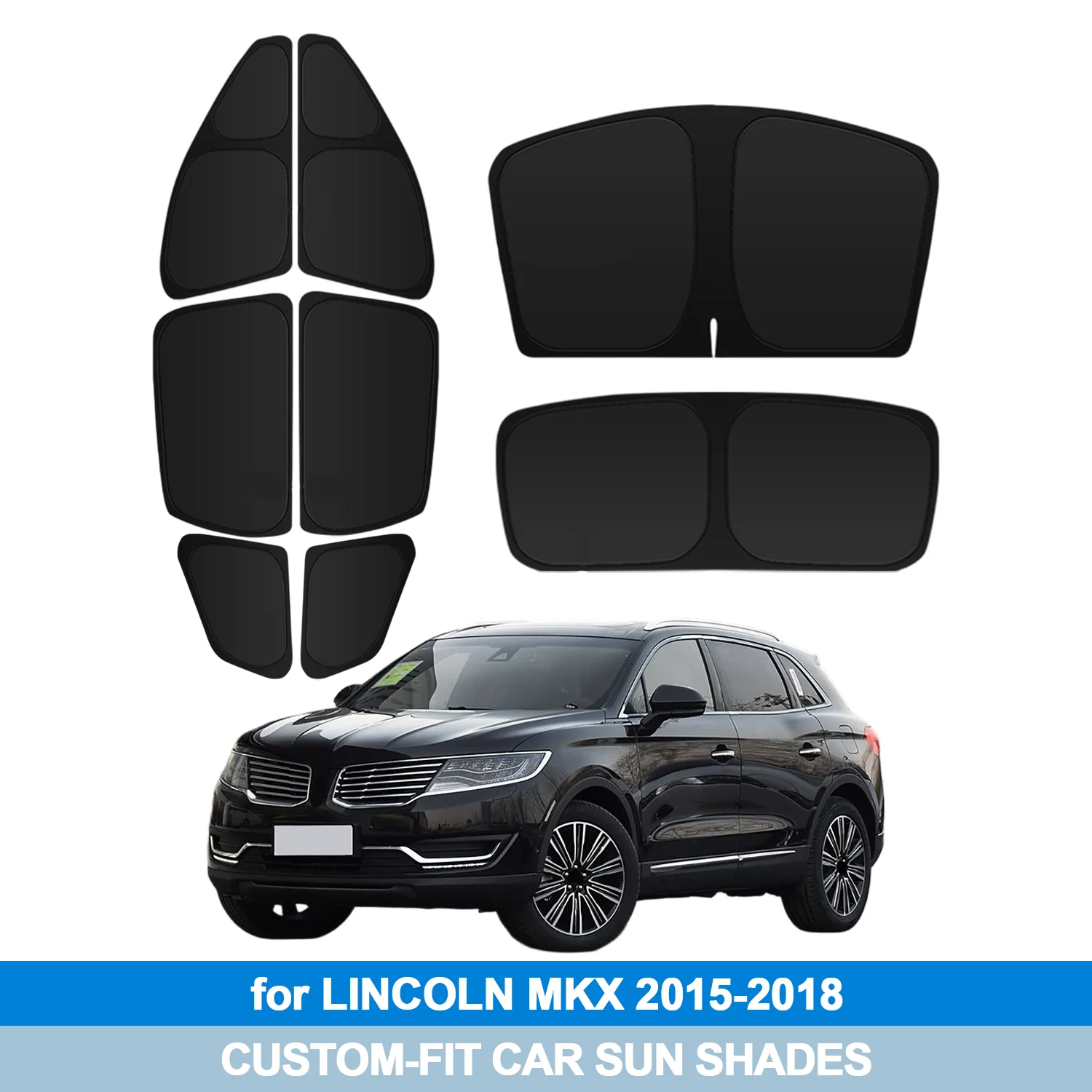 For LINCOLN MKX 2015-2018 Windshield Sun Shade Side Window Shades Cover Sun Visor Shield Privacy Protection Car Accessories
For LINCOLN MKX 2015-2018 Windshield Sun Shade Side Window Shades Cover Sun Visor Shield Privacy Protection Car Accessories
