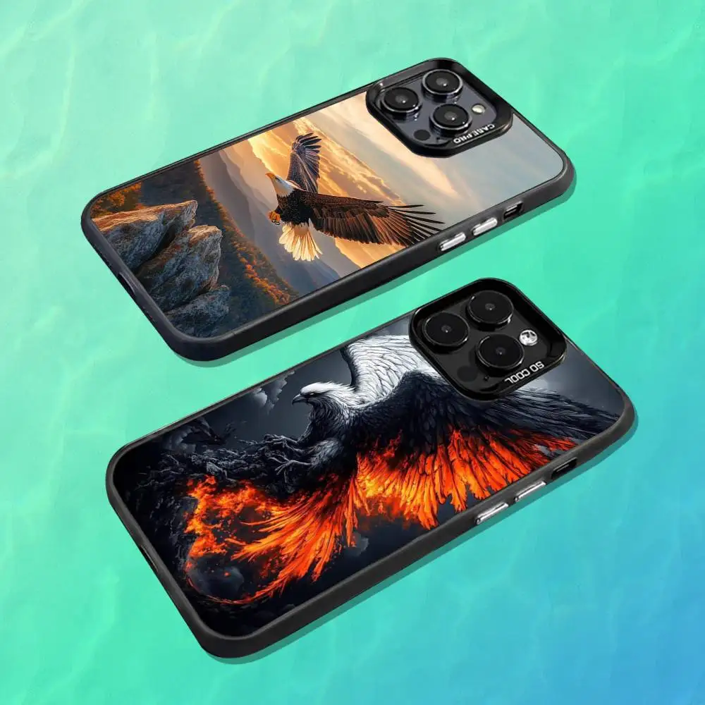 Animal Cool Eagle Phone Case For iPhone 16,15,14,13,12,11,Mini,Pro,MAX Black Matte Shockproof Cover
Animal Cool Eagle Phone Case For iPhone 16,15,14,13,12,11,Mini,Pro,MAX Black Matte Shockproof Cover