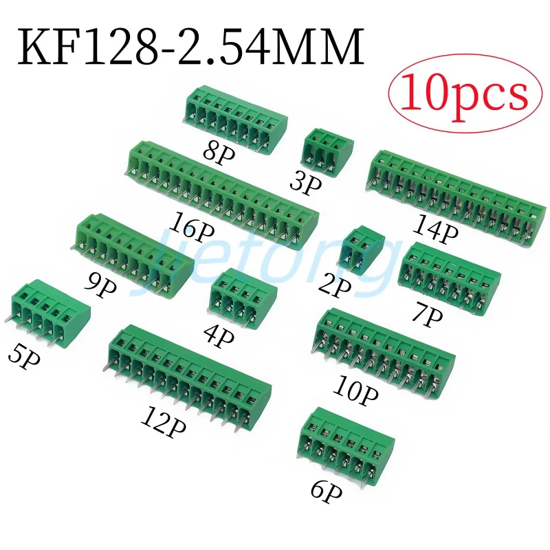 10 шт. KF128 2,54 мм 0,1 "шаг печатной платы винтовой клеммный блок разъем 2P 3P 4P 5P 6P 7P 8P 10P 12P 14P 16P клеммы для кабеля 26AWG
10 шт. KF128 2,54 мм 0,1 "шаг печатной платы винтовой клеммный блок разъем 2P 3P 4P 5P 6P 7P 8P 10P 12P 14P 16P клеммы для кабеля 26AWG