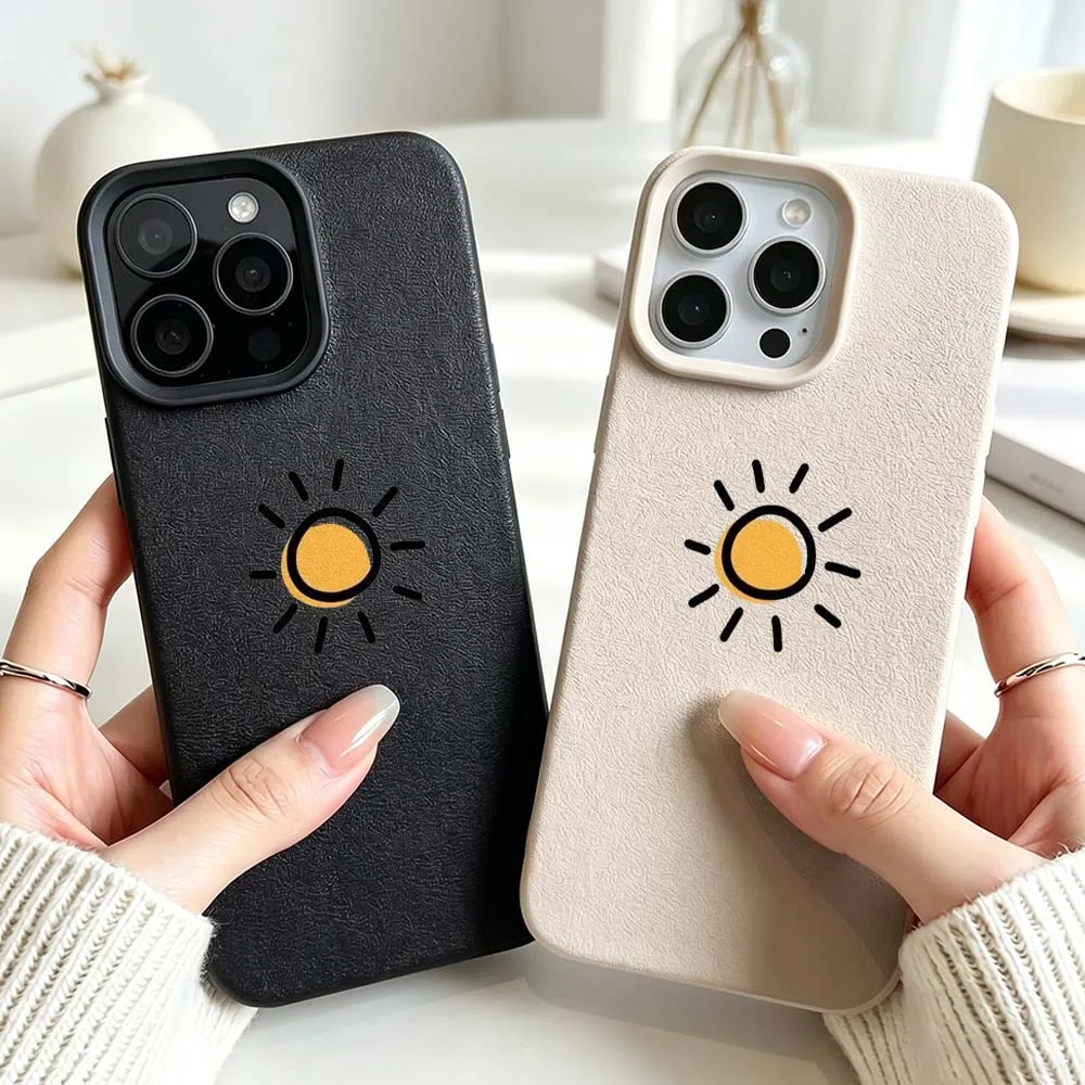 Minimalist Design Sun Pattern Silicone Case For iPhone 17 16 15 14 13 12 11 Pro Max Plus Imitation Leather Phone Case Soft
Minimalist Design Sun Pattern Silicone Case For iPhone 17 16 15 14 13 12 11 Pro Max Plus Imitation Leather Phone Case Soft