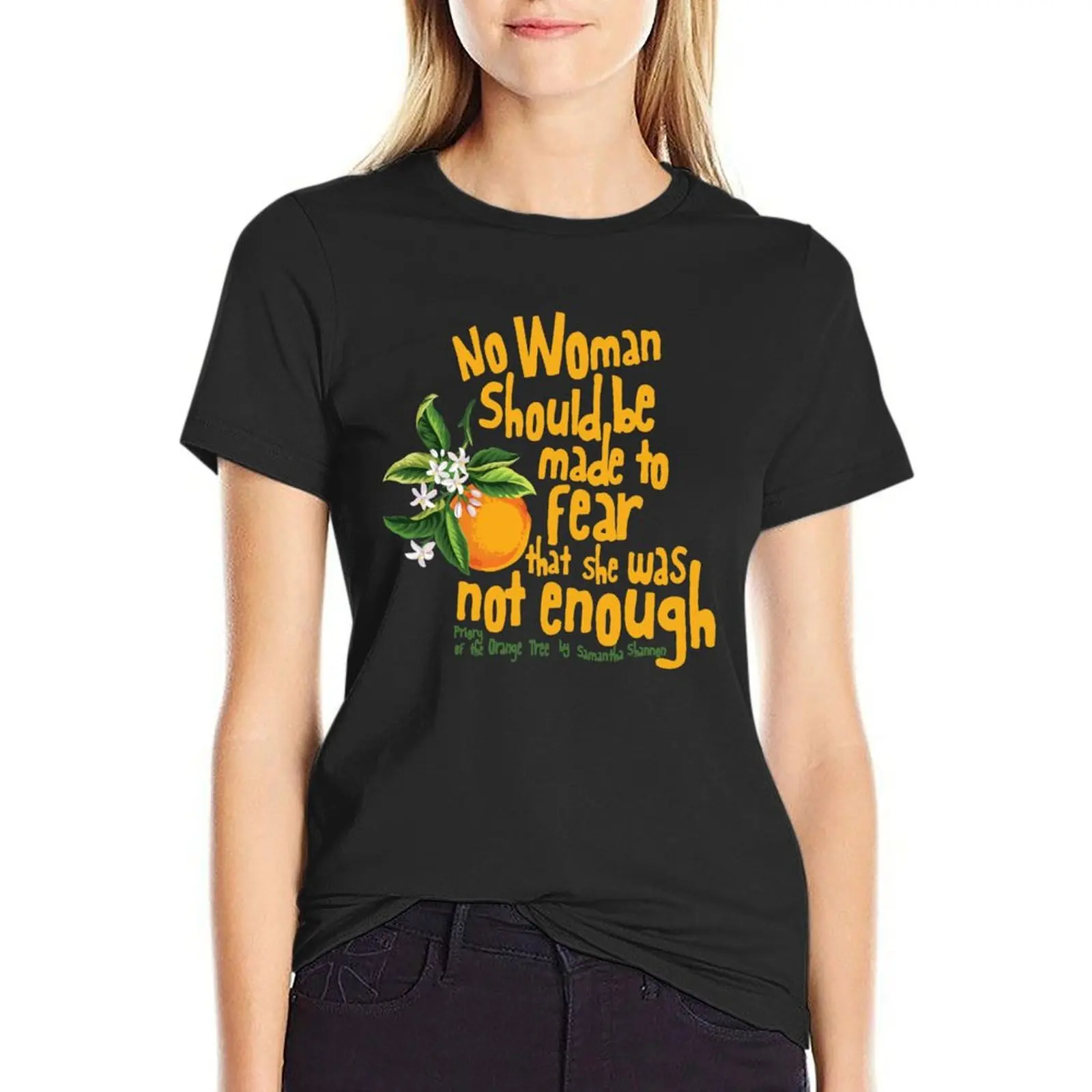 Priory of the Orange Tree: No woman should be... T-Shirt sweat summer top plus sizes graphic t-shirts for Women
Priory of the Orange Tree: No woman should be... T-Shirt sweat summer top plus sizes graphic t-shirts for Women