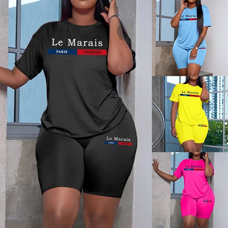Женский спортивный костюм 2026: шорты и футболка с принтом, комплект из 2 предметов для фитнеса, бега, повседневной носки, трендовая летняя уличная одежда
Женский спортивный костюм 2026: шорты и футболка с принтом, комплект из 2 предметов для фитнеса, бега, повседневной носки, трендовая летняя уличная одежда