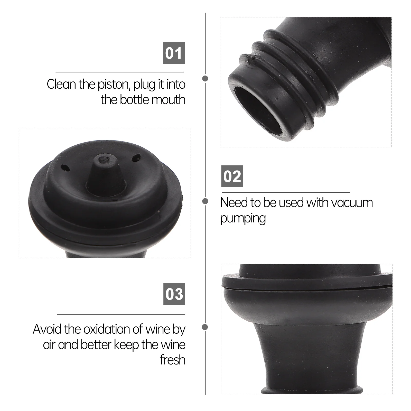 10Pcs Silicone Wine Bottle Stoppers Vacuum Sealers for Red Wine Bottle Saver Vacuum Cork Stopper Stopping Tool
10Pcs Silicone Wine Bottle Stoppers Vacuum Sealers for Red Wine Bottle Saver Vacuum Cork Stopper Stopping Tool