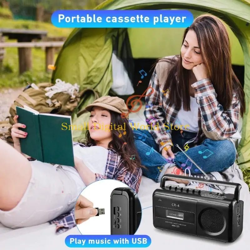 77UB Lightweight USB Cassettes Player Featuring FM Radio For Outdoor Music Lovers
77UB Lightweight USB Cassettes Player Featuring FM Radio For Outdoor Music Lovers
