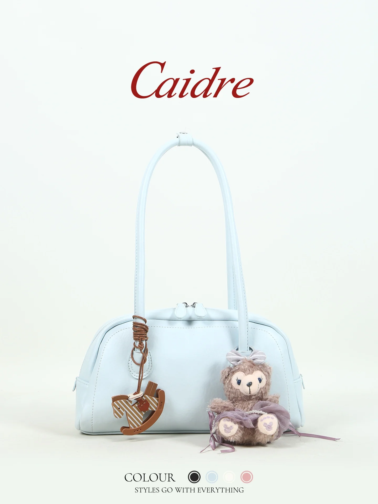 Caidre Bowling Bag Underarm Commuter Bag Women's Gift Friend Single Shoulder Handbag Korean Style Polyester Zipper Clo...
Caidre Bowling Bag Underarm Commuter Bag Women's Gift Friend Single Shoulder Handbag Korean Style Polyester Zipper Clo...