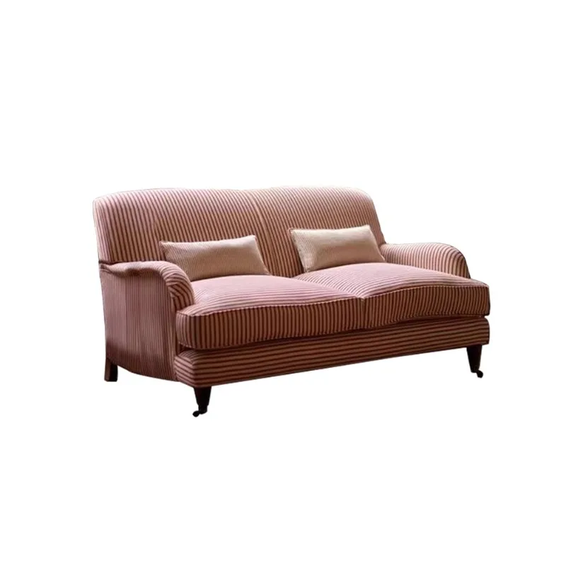 French retro fabric three-person sofa modern medieval high-back American light luxury small apartment living room combination
French retro fabric three-person sofa modern medieval high-back American light luxury small apartment living room combination