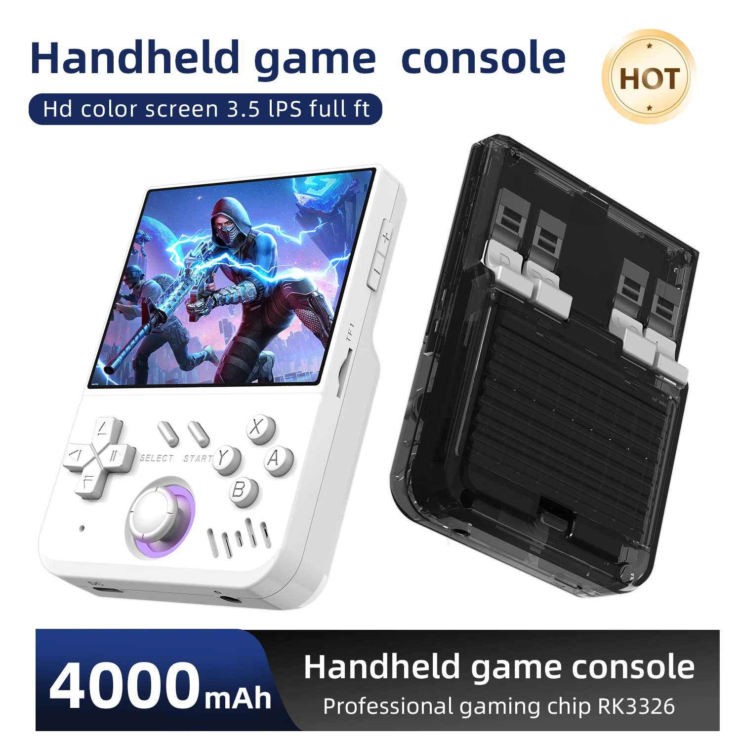 Open Source MY MINI Retro Handheld Game Console 15000+Games RK3326 Chip 3.5 Inch IPS Screen Portable Handheld Video Player
Open Source MY MINI Retro Handheld Game Console 15000+Games RK3326 Chip 3.5 Inch IPS Screen Portable Handheld Video Player