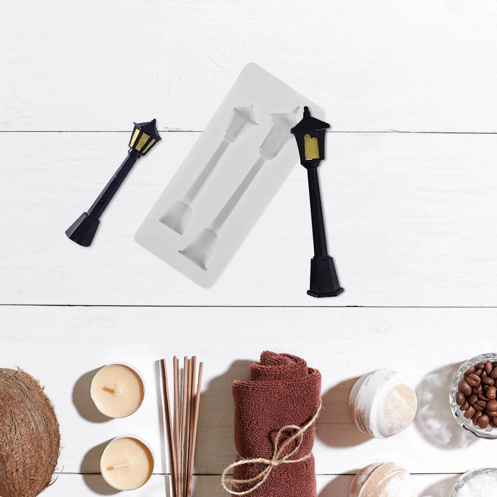 Street Lamp Silicone Mold Multifunctional Flexible Miniature Epoxy Resin Resin Ornament Soap Making Xmas Fondant Cake
Street Lamp Silicone Mold Multifunctional Flexible Miniature Epoxy Resin Resin Ornament Soap Making Xmas Fondant Cake