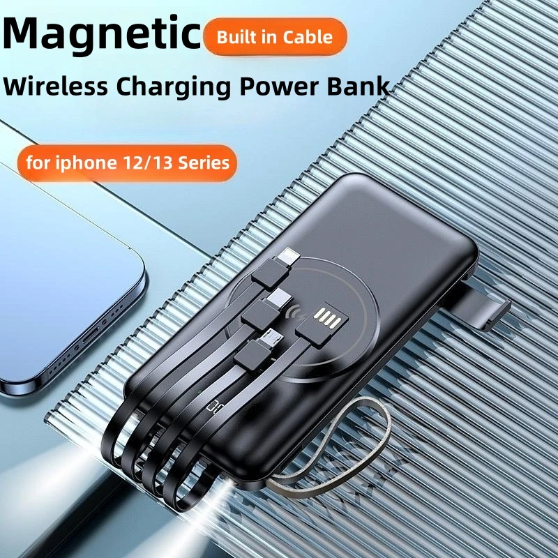 20000mAh Power Bank Magnetic Wireless Charger Powerbank for iPhone 14 13 12 Xiaomi Samsung Magsafe Battery Pack Charging Station
20000mAh Power Bank Magnetic Wireless Charger Powerbank for iPhone 14 13 12 Xiaomi Samsung Magsafe Battery Pack Charging Station