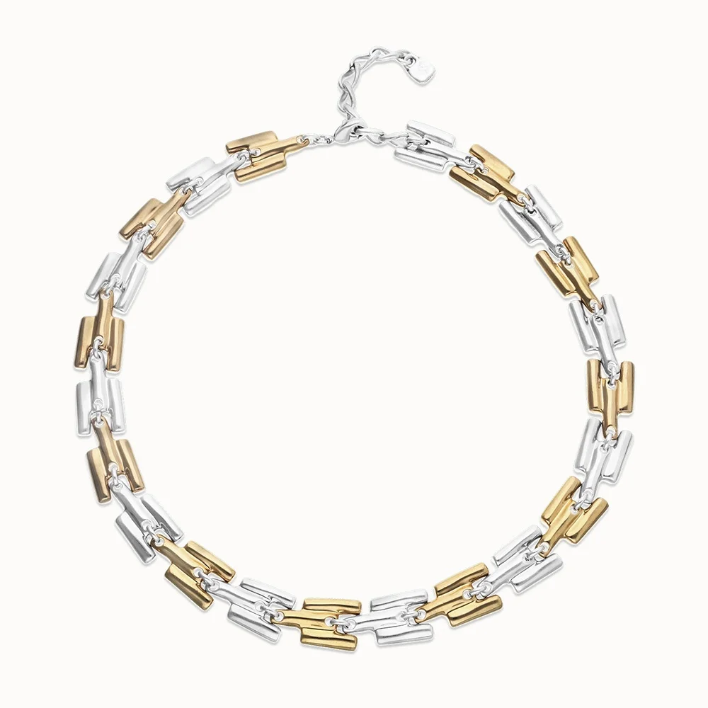 2026 new niche design two tone necklace | women's geometric chain daily party casual accessories
2026 new niche design two tone necklace | women's geometric chain daily party casual accessories
