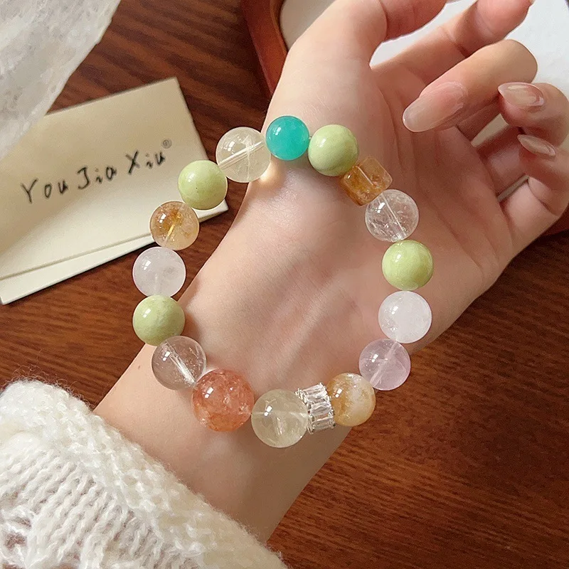 12 мм новый китайский стиль натуральный камень мульти-драгоценный камень из бисера розовый кварц белый азезтулит желтый башня кристалл браслет лучший
12 мм новый китайский стиль натуральный камень мульти-драгоценный камень из бисера розовый кварц белый азезтулит желтый башня кристалл браслет лучший