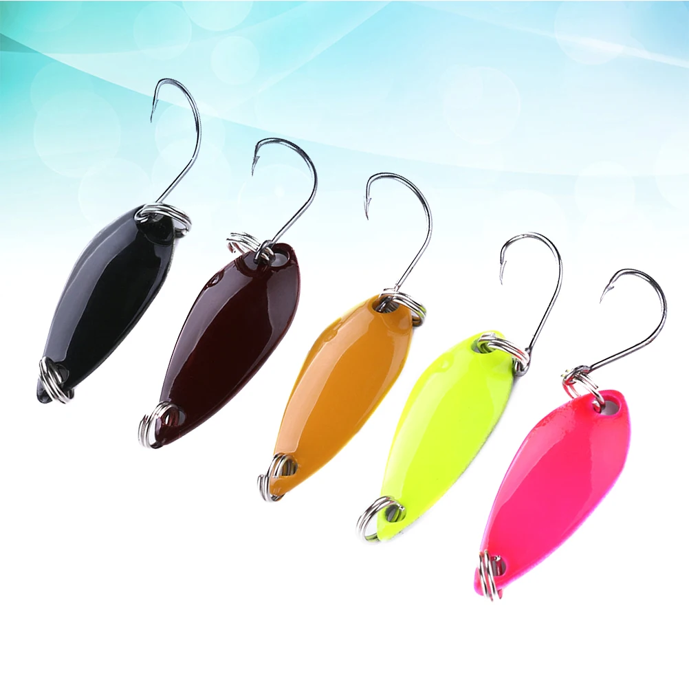 5 Pcs Metal Sequin Fishing Bait Bionic Baits Lure Mini Single Hook Artificial Sequins Lures
5 Pcs Metal Sequin Fishing Bait Bionic Baits Lure Mini Single Hook Artificial Sequins Lures