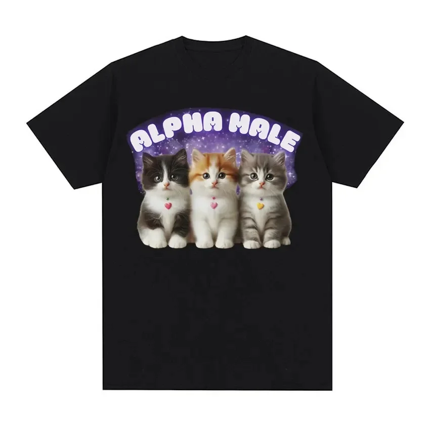 Alpha Male Kitten Cute Funny Meme T Shirts Unisex Summer High Quality Oversized T-shirt for Men Fashion Casual Cozy T Shirt Tops
Alpha Male Kitten Cute Funny Meme T Shirts Unisex Summer High Quality Oversized T-shirt for Men Fashion Casual Cozy T Shirt Tops