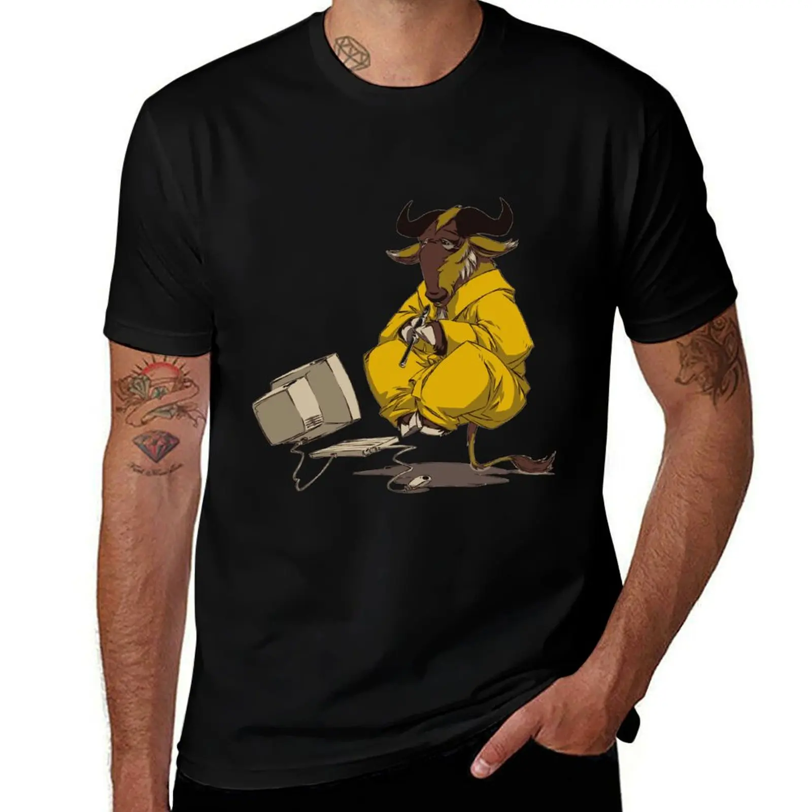GNU meditating and playing the flute T-Shirt anime tshirt man t shirt luxury cotton tshirt 100% T-Shirt
GNU meditating and playing the flute T-Shirt anime tshirt man t shirt luxury cotton tshirt 100% T-Shirt