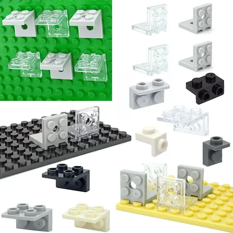 Figures Stand Base Plate Building Blocks Brackets 1*2 2*2 Dots Display Holder Minifig Wall Creative Assemble 99207 Brick Kid Toy