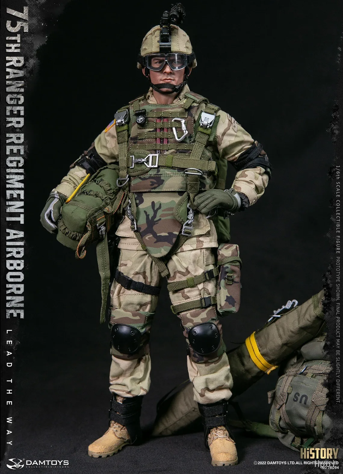 【В наличии】DAMTOYS NO.78094 US Army STHRANGER REGIMENT AIRBORNE 1/6 Фигурка Модель игрушки 
【В наличии】DAMTOYS NO.78094 US Army STHRANGER REGIMENT AIRBORNE 1/6 Фигурка Модель игрушки