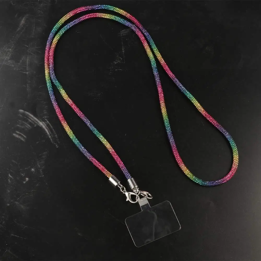 Hanging Cord Glitter Rhinestone Phone Lanyard Crossbody Chain Long Style Mobile Phone Rope Anti Loss Anti Drop 
Hanging Cord Glitter Rhinestone Phone Lanyard Crossbody Chain Long Style Mobile Phone Rope Anti Loss Anti Drop