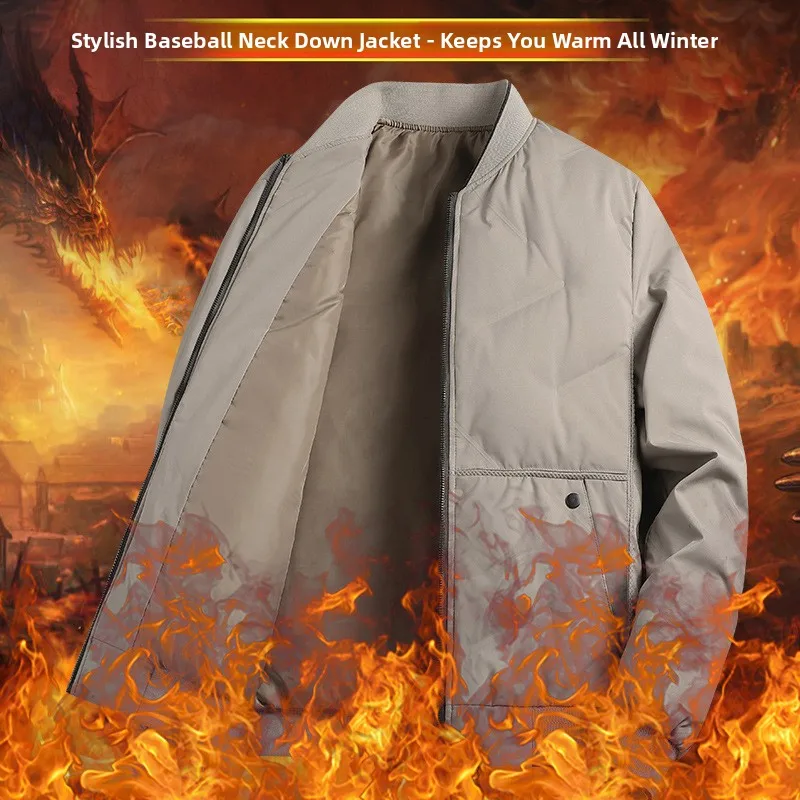 Men's Lightweight Warm Casual down Jaet Du Feather Baseball Sle Autumn Winter Coat Thin Padded Ci Busin Windbreaker
Men's Lightweight Warm Casual down Jaet Du Feather Baseball Sle Autumn Winter Coat Thin Padded Ci Busin Windbreaker