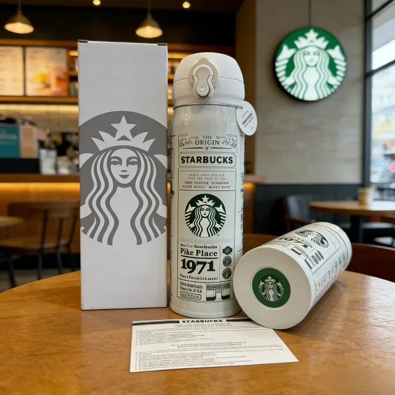 Starbucks 1971 Black White Thermal Tumbler Heritage Insulated Cup Collectible Lucky Charm Great Christmas Gift
Starbucks 1971 Black White Thermal Tumbler Heritage Insulated Cup Collectible Lucky Charm Great Christmas Gift