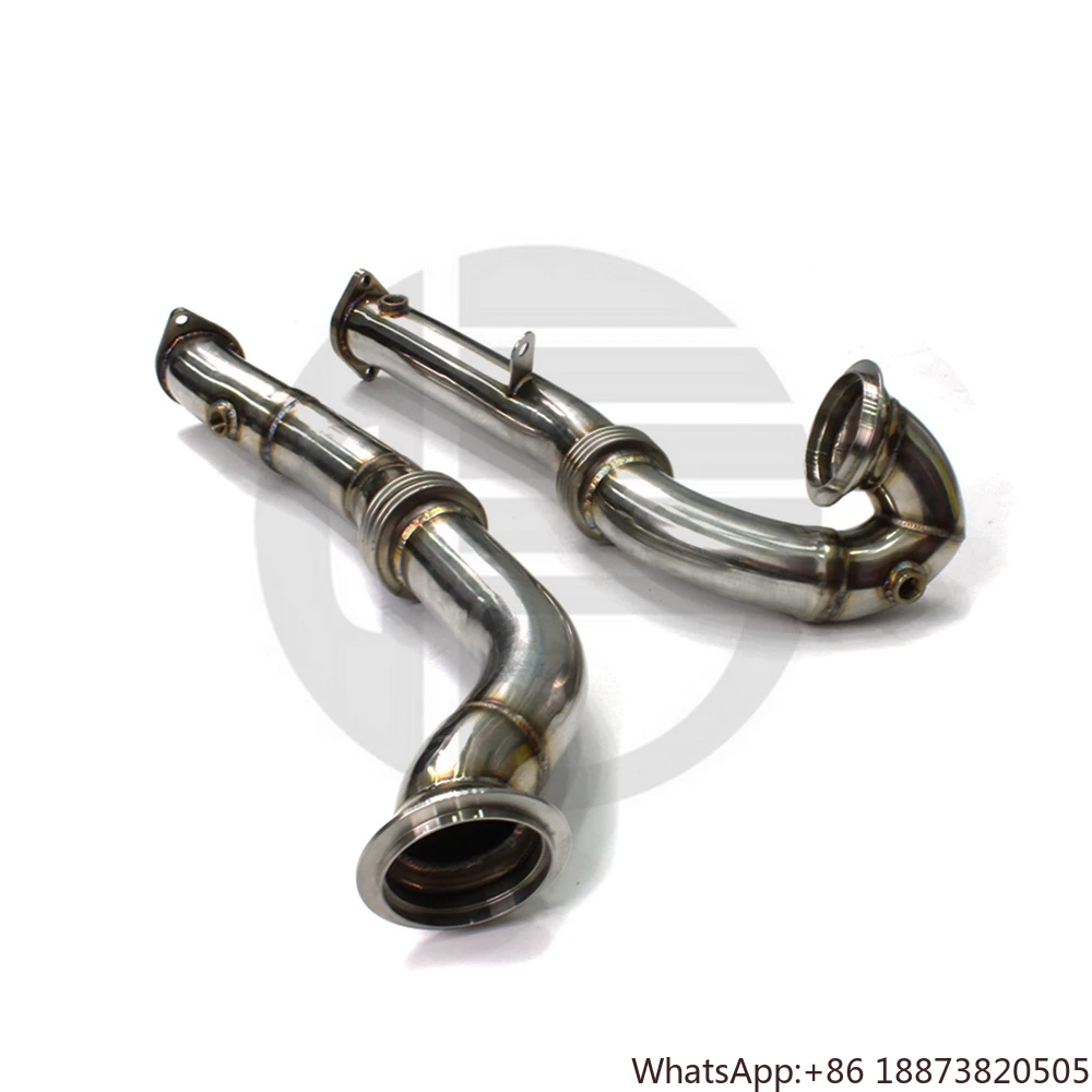 High Performance Stainless Steel Polishing Exhaust Downpipe for BMW X6 N54
High Performance Stainless Steel Polishing Exhaust Downpipe for BMW X6 N54