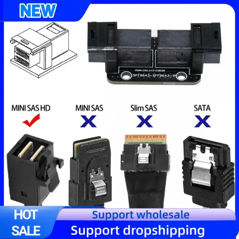 Optimal PCI-Express 4.0 Adapter Mini SAS HD SFF-8643 Female To SFF-8643 Female SFF-8643 Adapter
Optimal PCI-Express 4.0 Adapter Mini SAS HD SFF-8643 Female To SFF-8643 Female SFF-8643 Adapter