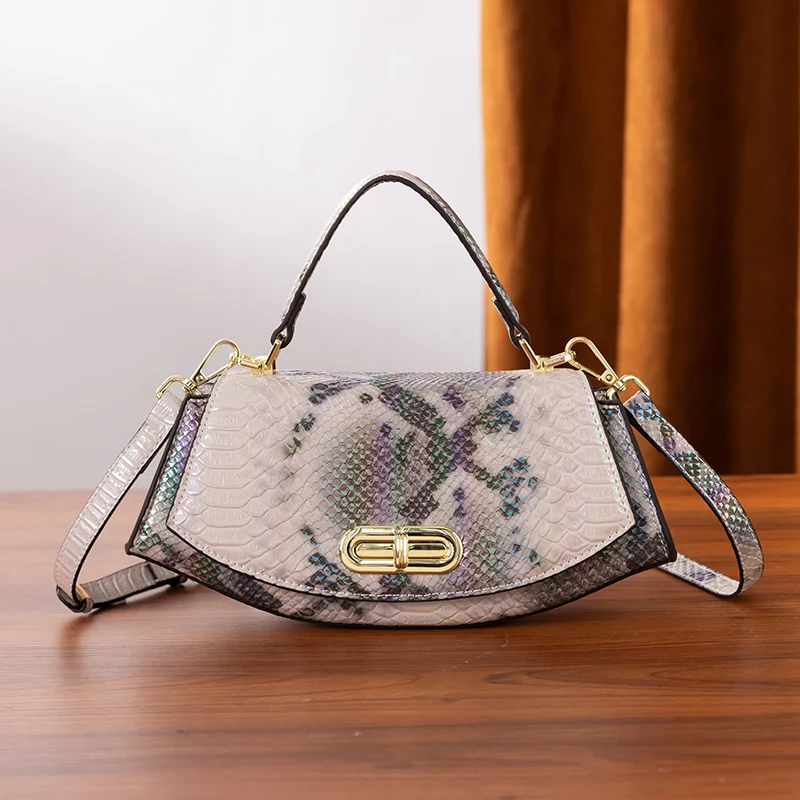 Elegant Handbag with Snake Print Design for Women, Lizard Pattern Light Luxury Handbag, Armpit Bag for Women, Shoulder Crossbody Bag for Daily Shopping, Travel, Parties, Gifts
Elegant Handbag with Snake Print Design for Women, Lizard Pattern Light Luxury Handbag, Armpit Bag for Women, Shoulder Crossbody Bag for Daily Shopping, Travel, Parties, Gifts