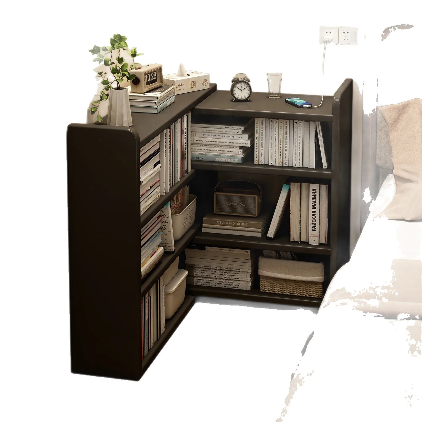 Floor-to-ceiling home corner multi-layer storage bedroom bedside storage retractable wall narrow cabinet
Floor-to-ceiling home corner multi-layer storage bedroom bedside storage retractable wall narrow cabinet