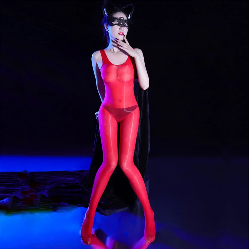 Sexy Unisex Oil Glossy Shiny Elastic Bodysuit 912PIn Sheer See Through Bodycon Tights Maid Cosplay Leotard Candy Color
Sexy Unisex Oil Glossy Shiny Elastic Bodysuit 912PIn Sheer See Through Bodycon Tights Maid Cosplay Leotard Candy Color