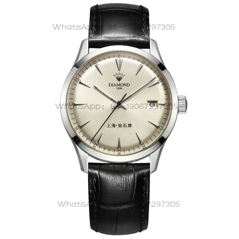 24-Hour Shipping Shanghai Diamond Brand Automatic Mechanical Watch Waterproof Luminous Calendar Business Men's Mechanical Watch
24-Hour Shipping Shanghai Diamond Brand Automatic Mechanical Watch Waterproof Luminous Calendar Business Men's Mechanical Watch
