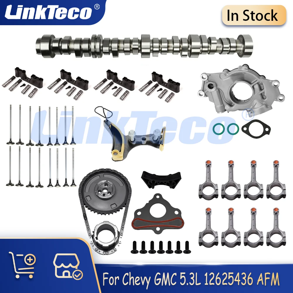 Engine Camshaft Kit AFM Connecting Rod Intake&Exhaust Valve Fit 5.3 6.0 L GAS V8 For GMC Chevy 1500 2000 2007-2014 12625436
Engine Camshaft Kit AFM Connecting Rod Intake&Exhaust Valve Fit 5.3 6.0 L GAS V8 For GMC Chevy 1500 2000 2007-2014 12625436
