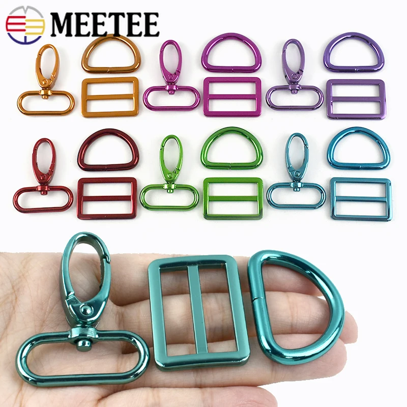 2/3Sets 20-38mm Metal Buckles for Bag Strap D Ring Swivel Lobster Clasp Pet Collar Tri-glide Slider Hook DIY Bags Accessories
2/3Sets 20-38mm Metal Buckles for Bag Strap D Ring Swivel Lobster Clasp Pet Collar Tri-glide Slider Hook DIY Bags Accessories
