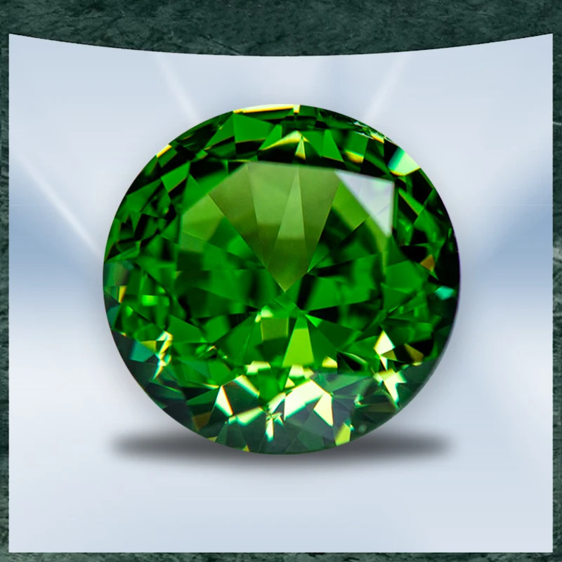 Cubic Zirconia Round Shape 4k Shape Green Color Crushed Ice Cut Loose Synthetic for DIY Ring Necklace Earrings Main Materials
Cubic Zirconia Round Shape 4k Shape Green Color Crushed Ice Cut Loose Synthetic for DIY Ring Necklace Earrings Main Materials