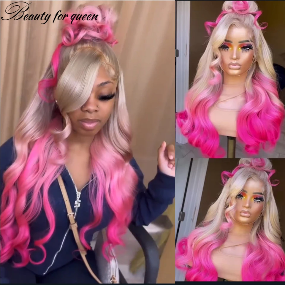 Brazilian Body Wave Lace Frontal Wigs For Black Women Pink Colored Human Hair Wigs 60# Pink Hd 13x4 Lace Front Wigs Human Hair
Brazilian Body Wave Lace Frontal Wigs For Black Women Pink Colored Human Hair Wigs 60# Pink Hd 13x4 Lace Front Wigs Human Hair