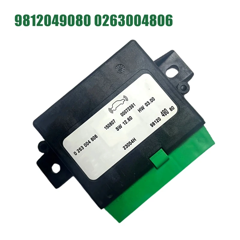 Black Parking Control Unit ABS Parking Control Unit For Citroen C4 Picasso For Peugeot 308 508 Ii 9812049080 0263004806
Black Parking Control Unit ABS Parking Control Unit For Citroen C4 Picasso For Peugeot 308 508 Ii 9812049080 0263004806