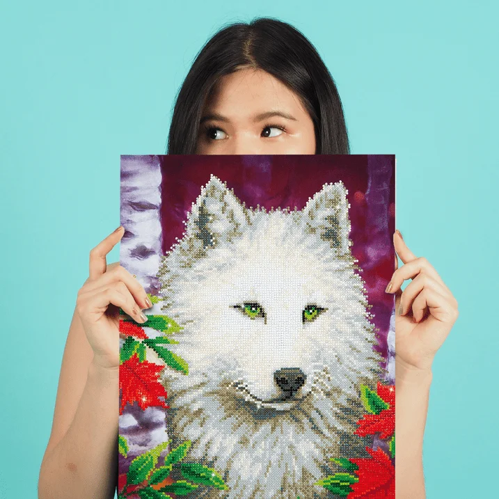 White Wolf Diamond Painting Kits for Adults - Diamond Art Kits a Relaxing Creative Craft Kit with Dotz Gems 14x18
White Wolf Diamond Painting Kits for Adults - Diamond Art Kits a Relaxing Creative Craft Kit with Dotz Gems 14x18