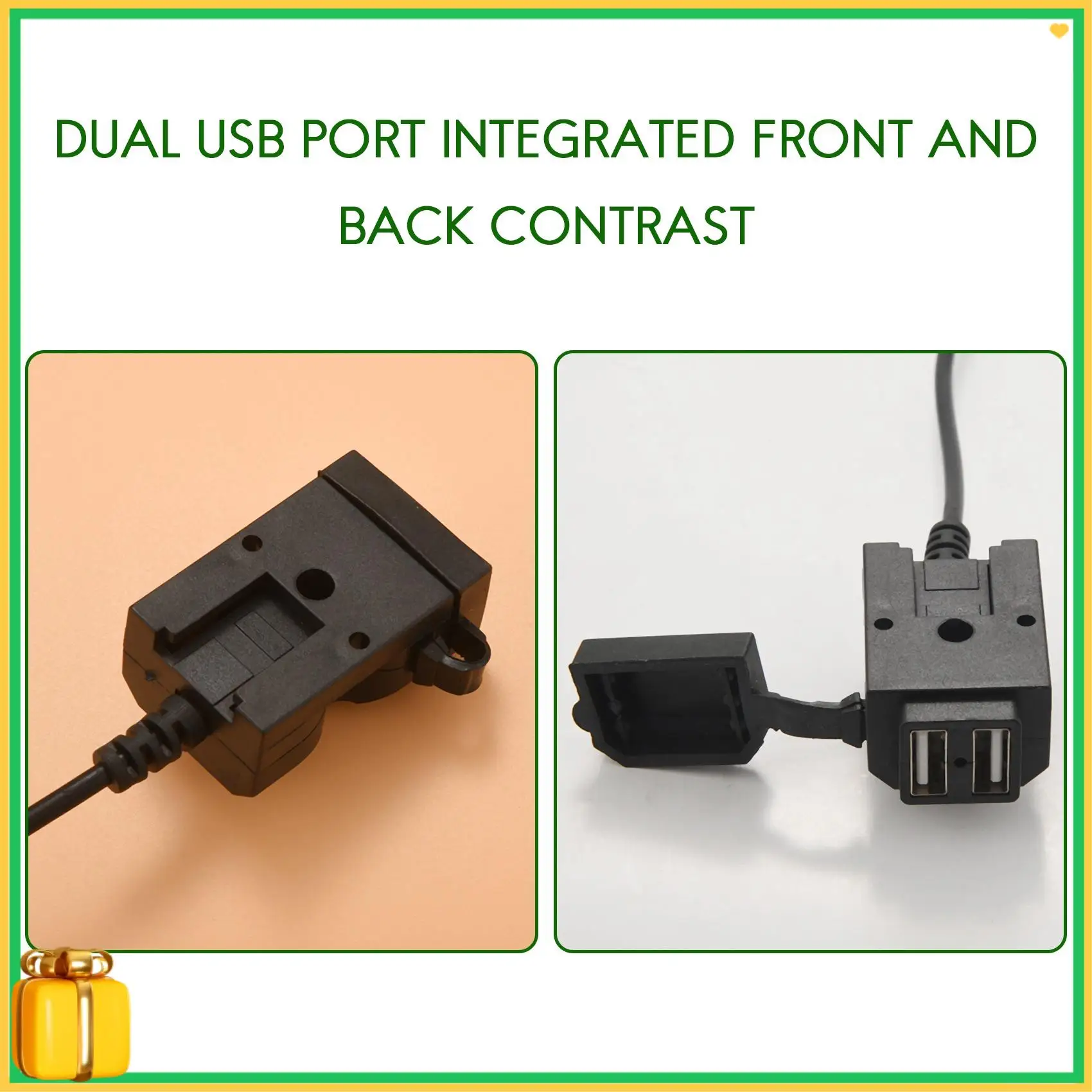Premium 12V Waterproof Motorbike Motorcycle Dual-USB Charger Power Socket Adapter Outlet
Premium 12V Waterproof Motorbike Motorcycle Dual-USB Charger Power Socket Adapter Outlet