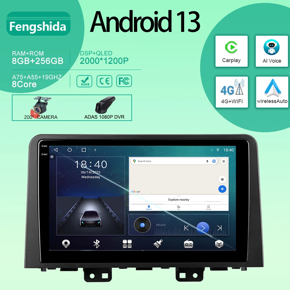 Android Auto Car For Hyundai Staria H1 2021 - 2023 Radio Stereo Head Unit Multimedia Player GPS Navigation Carplay No 2din DVD
Android Auto Car For Hyundai Staria H1 2021 - 2023 Radio Stereo Head Unit Multimedia Player GPS Navigation Carplay No 2din DVD