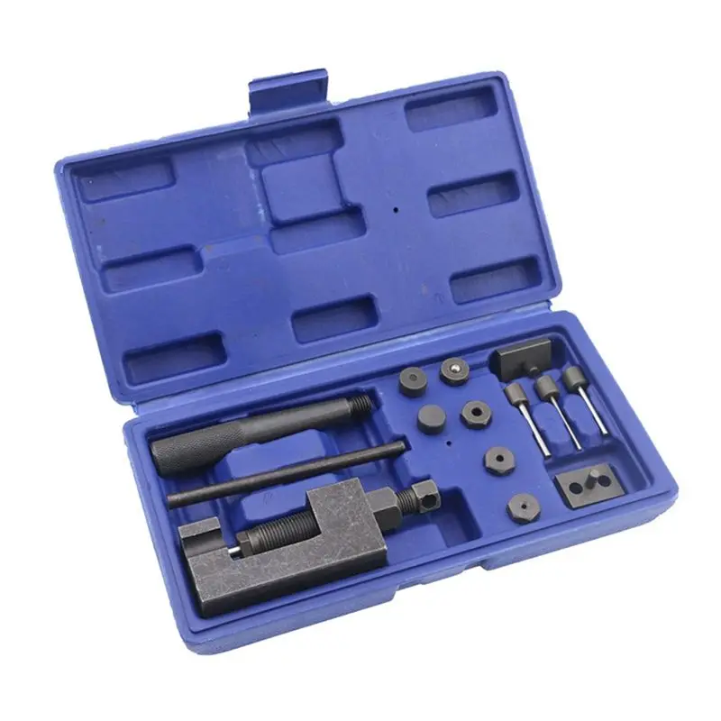 Ingenious-Motorcycle Chain Breaker Riveting Tool 6 Pins Chain Cutter Riveter Bike Chain Pin Press Handle For 415/420/428/520/525
Ingenious-Motorcycle Chain Breaker Riveting Tool 6 Pins Chain Cutter Riveter Bike Chain Pin Press Handle For 415/420/428/520/525