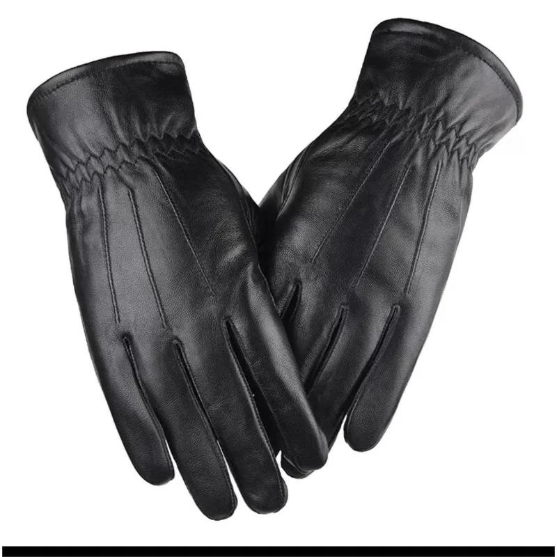 Thickened Shearling Leather Gloves Fleece Lined Warm Windproof Anti-Slip Touchscreen for Driving Cycling Outdoor Sports
Thickened Shearling Leather Gloves Fleece Lined Warm Windproof Anti-Slip Touchscreen for Driving Cycling Outdoor Sports