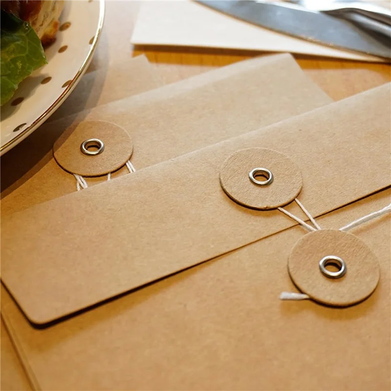 120 Pcs Kraft Paper Envelopes With String Tie Closure Project Pockets Document Organizer, 4.53 X 6.7 Inches (Brown)
120 Pcs Kraft Paper Envelopes With String Tie Closure Project Pockets Document Organizer, 4.53 X 6.7 Inches (Brown)