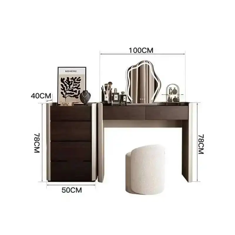 Led Table Organizer Mirror Vanity Light Brown Drawer Bedroom Makeup Table Vanity Storage Tavolo Da Trucco Livingroom Furniture
Led Table Organizer Mirror Vanity Light Brown Drawer Bedroom Makeup Table Vanity Storage Tavolo Da Trucco Livingroom Furniture